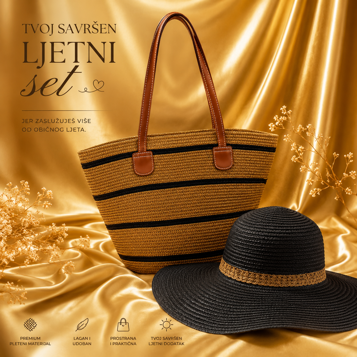 Torba i sesir set